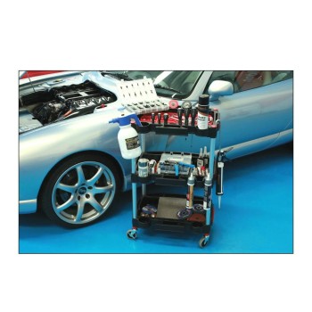 Szerszámos kocsi - szerviztálcás, polcos, profi kivitel (CON-36999)