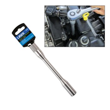 Laser Tools 14 mm hosszított 12 szögű gyertyakulcs 180 mm Ford Ecoboost 1.5, 3/8'' (LAS-6659) Laser Tools 14 mm hosszított 12 szögű gyertyakulcs 180 mm Ford Ecoboost 1.5, 3/8'' (LAS-6659)