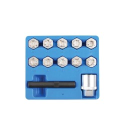 Kerékőr kulcs készlet MERCEDES gyári kerékőrökhöz 12 db-os (LAS-6742)