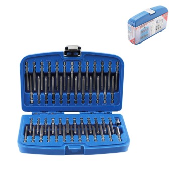 Bit készlet 50 db-os 1/4" hosszú gépi bitek (BGS-757) Bit készlet 50 db-os 1/4" hosszú gépi bitek (BGS-757)