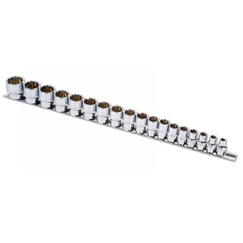 Dugókulcs - crowafej klt. 3/8" Gear Lock - Alldrive 18 db 6-24mm -TS20 (LAS-3593)