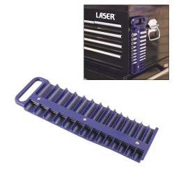 Dugókulcstartó mágneses tálca 3/8" - 28 db-os 420x125 mm (LAS-6210) Dugókulcstartó mágneses tálca 3/8" - 28 db-os 420x125 mm (LAS-6210)