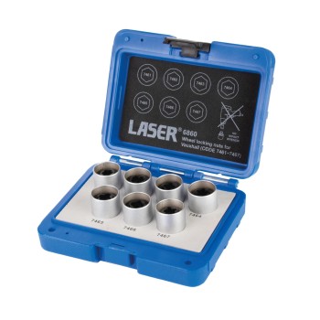 Kerékőr kulcs készlet OPEL gyári kerékőrökhöz 7 db-os (LAS-6860)