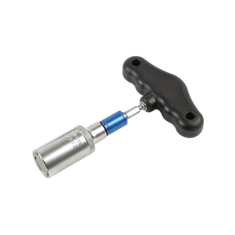 Dugókulcs - crowafej multi univerzális "túlélő fej" + T-fogó 9-21 mm (LAS-6693)