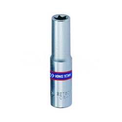 Dugókulcs - crowafej 1/4" belső torx hosszított E04 (227504M) Dugókulcs - crowafej 1/4" belső torx hosszított E04 (227504M)