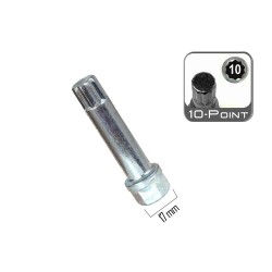 Kerékőr kulcs 10 szögű XZN - 10 szögű Spline 12,1 13,7 mm - 17 mm (PT-K10-17) Kerékőr kulcs 10 szögű XZN - 10 szögű Spline 12,1 13,7 mm - 17 mm (PT-K10-17)