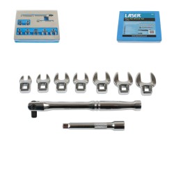 Hollanderkulcs klt. 9 db-os 1/4" 7-14 mm (LAS-7294) Hollanderkulcs klt. 9 db-os 1/4" 7-14 mm (LAS-7294)