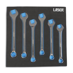 Csillag-villáskulcs klt. 26-32 mm EVA tálcán (LAS-6494)