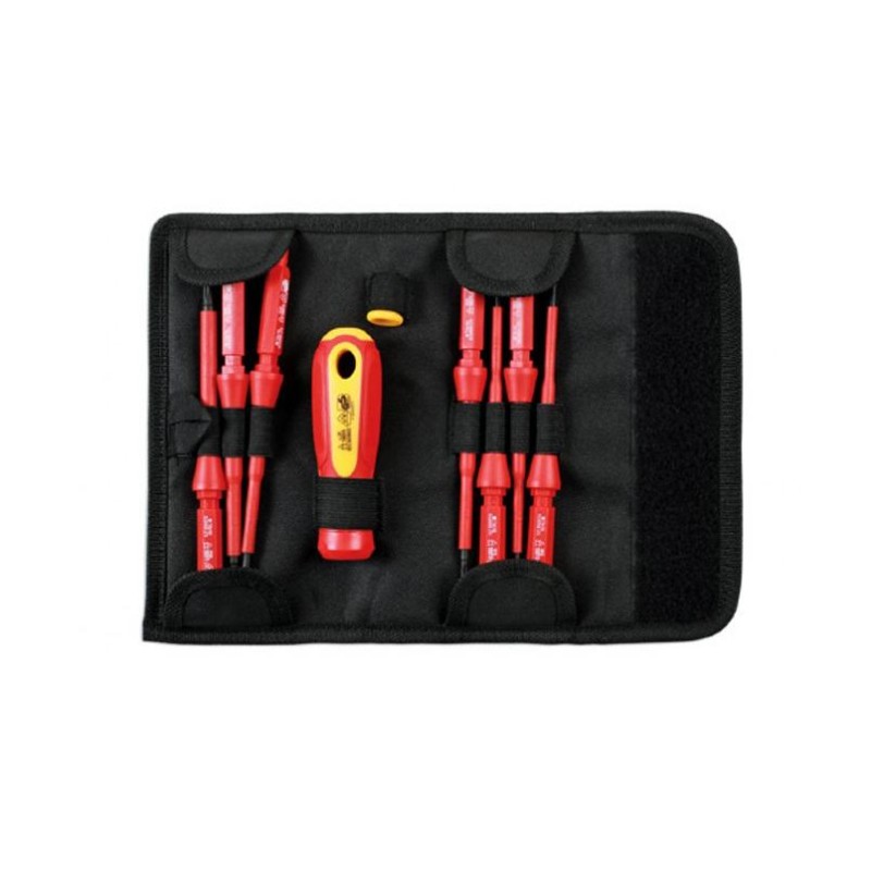 Szigetelt VDE 1000 V-os cserélhető Torx csavarhúzó készlet (LAS-7434)