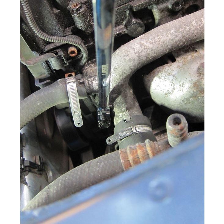 Racsnis hajtószár extra hosszú flexibilis fejjel 1/4' bit+1/4' dugófej(LAS-6744)