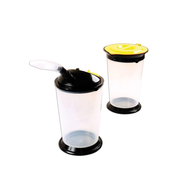 Olajbetöltő kanna 5 literes 2 db-os készlet skálázott extra áttetsző (LAS-7126) Olajbetöltő kanna 5 literes 2 db-os készlet skálázott extra áttetsző (LAS-7126)