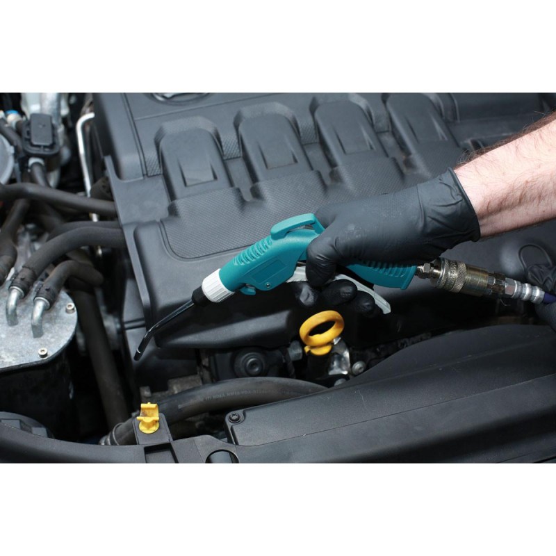 Lefújó pisztoly profi 9 db-os klt. spec. gyorscsatis cserélhető fejek (LAS-7835) Lefújó pisztoly profi 9 db-os klt. spec. gyorscsatis cserélhető fejek (LAS-7835)