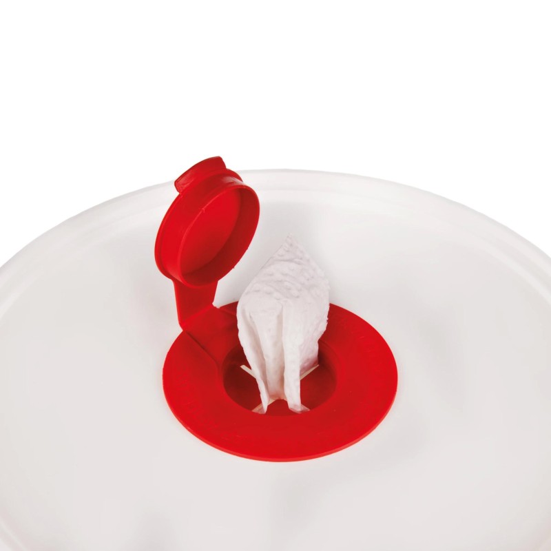 Törlőkendő ipari Leaner 68 gr/m2 szöszmentes 17x36 cm-hez adagoló vödör (JET62)