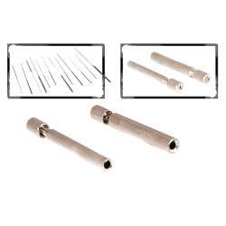 Fúvóka dörzsár készlet 12 részes 0,6 - 1,9 mm 245-004 (15130050)