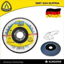 Csiszolótányér, lamellás 125 mm P120 - acél és színesfém - Klingspor Csiszolótányér, lamellás 125 mm P120 - acél és színesfém - Klingspor