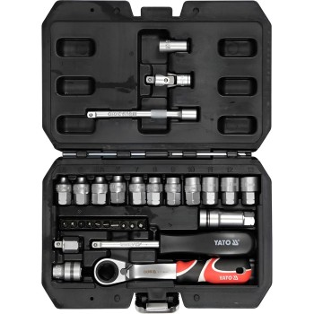 Dugókulcs készlet 1/4'' 29 db-os készlet - Yato Dugókulcs készlet 1/4'' 29 db-os készlet - Yato