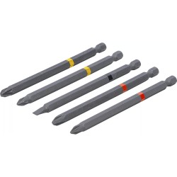 Bit készlet 5 db-os 1/4'' 110 mm PH/PZ/SL - BGS Bit készlet 5 db-os 1/4'' 110 mm PH/PZ/SL - BGS