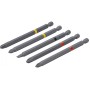 Bit készlet 5 db-os 1/4'' 110 mm PH/PZ/SL - BGS