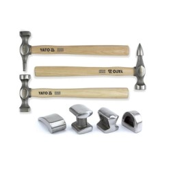 Kalapács, karosszéria-egyengető ktl. 7 db-os - Yato