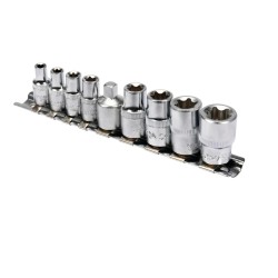 Dugókulcs - crowafej készlet 1/4'' belső E-torx 9 db-os - Yato Dugókulcs - crowafej készlet 1/4'' belső E-torx 9 db-os - Yato
