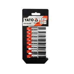 Dugókulcs - crowafej készlet 1/4'' 6 lap hosszú  8 db-os - Yato Dugókulcs - crowafej készlet 1/4'' 6 lap hosszú  8 db-os - Yato