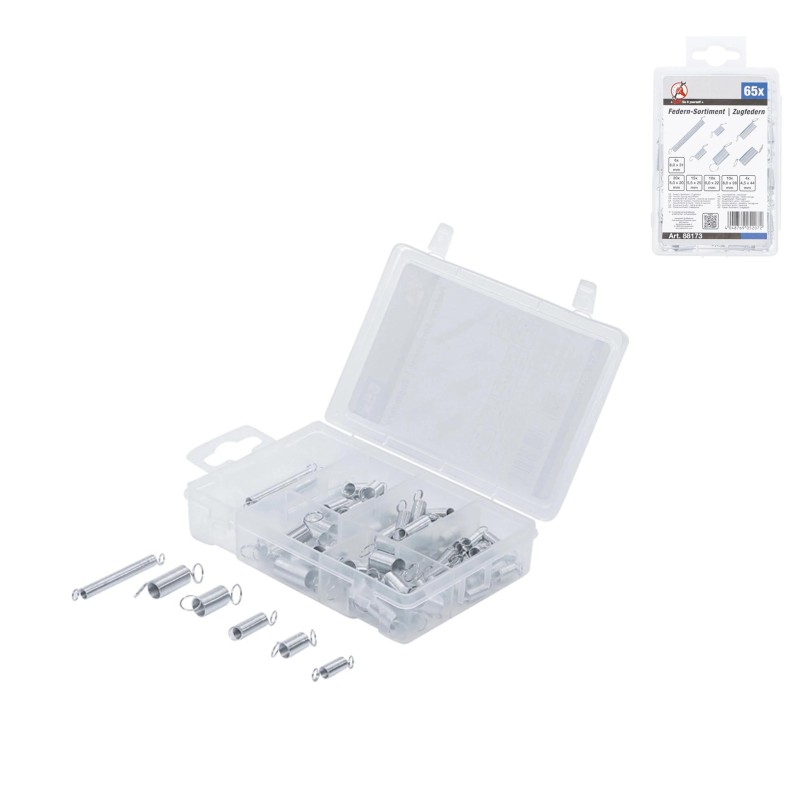 Rugó készlet 65 db-os - húzó rugók - BGS Rugó készlet 65 db-os - húzó rugók - BGS