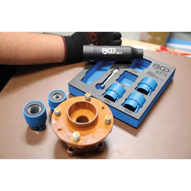 7 részes tőcsavar tisztító kefe készlet, 12 - 22 mm (BGS-9373)