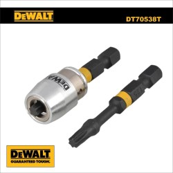 Bit tartó - gipszkartoncsavar-behajt, mágn. T25x50 bitekkel - DeWalt (DT70538T)