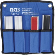 Satuhoz lágy-pofa 150 mm-es betét készlet 8 db-os - mágneses kivitel -BGS