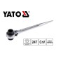 Racsnis hajtókar állványzatszerkezet szereléshez 19x22 mm Yato