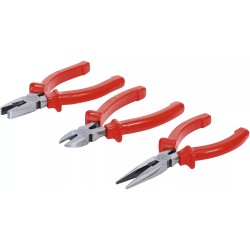 Fogó készlet 3 db-os - kombi, oldalcsípő, félkerek 150 mm - BGS Fogó készlet 3 db-os - kombi, oldalcsípő, félkerek 150 mm - BGS