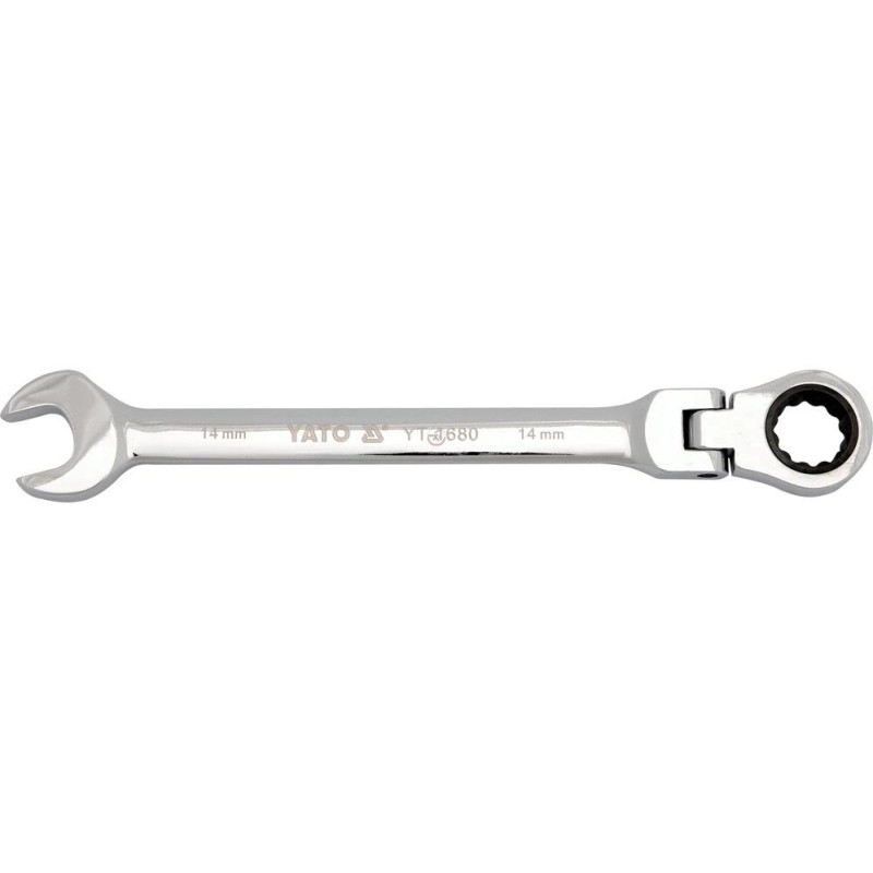 YATO YT-1676 racsnis csuklós csillag-villáskulcs 10 mm CrV 160 mm