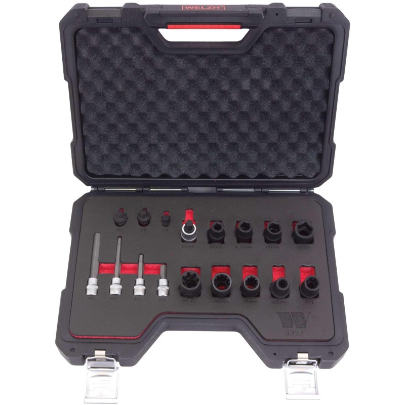 Féknyeregkulcs készlet 18 db-os - speciális méretek - UNIVERZÁLIS