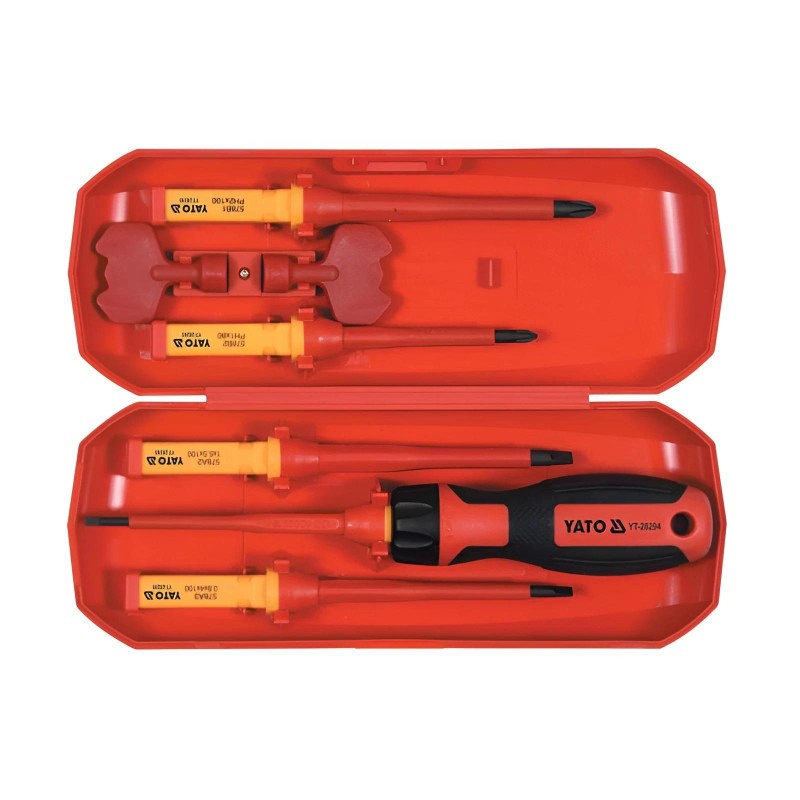 Csavarhúzó készlet 8 db-os szigetelt - VDE 1000V Csavarhúzó készlet 8 db-os szigetelt - VDE 1000V
