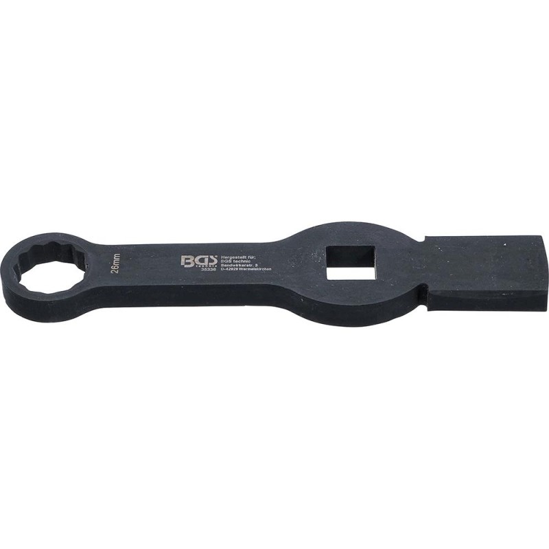 Féknyeregkulcs -TEHER- 26 mm üthető 12 lapú 3/4'' - BGS