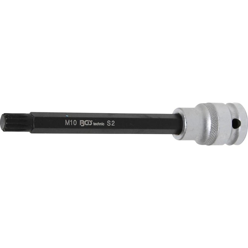 Rátűzőkulcs - crowa+bit 1/2'' XZN - Spline M10 x 140 mm hosszú - BGS