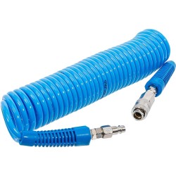 Levegőcső spirál  6 m kék - szerelt -  8 mm - BGS Levegőcső spirál  6 m kék - szerelt -  8 mm - BGS