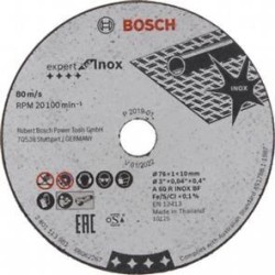 Vágókorong  76 x 1.0 x 10 mm fém/inox 5 db / csomag- Bosch - Vágókorong  76 x 1.0 x 10 mm fém/inox 5 db / csomag- Bosch -