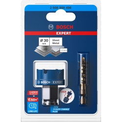 Körkivágó - lyukfűrész - Carbid fogakkal  30 mm - Bosch Körkivágó - lyukfűrész - Carbid fogakkal  30 mm - Bosch
