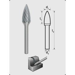 Turbómaró 12 x 25 mm csúcsíves forma, hegyes végű, SPG 1225/S6 MX Turbómaró 12 x 25 mm csúcsíves forma, hegyes végű, SPG 1225/S6 MX