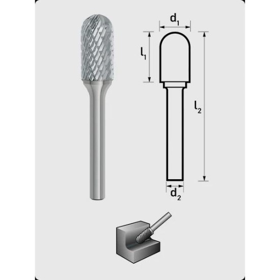 Turbómaró  6 x 16 mm hengeres forma, gömbvégű, WRC 0616/S6 MX