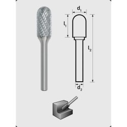 Turbómaró 12 x 25 mm hengeres forma, gömbvégű, WRC 1225/S6 MX Turbómaró 12 x 25 mm hengeres forma, gömbvégű, WRC 1225/S6 MX