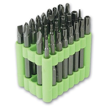 Bit készlet 32 db-os 75 mm hosszú spec.bitek műanyag tárolóban -Laser Bit készlet 32 db-os 75 mm hosszú spec.bitek műanyag tárolóban -Laser