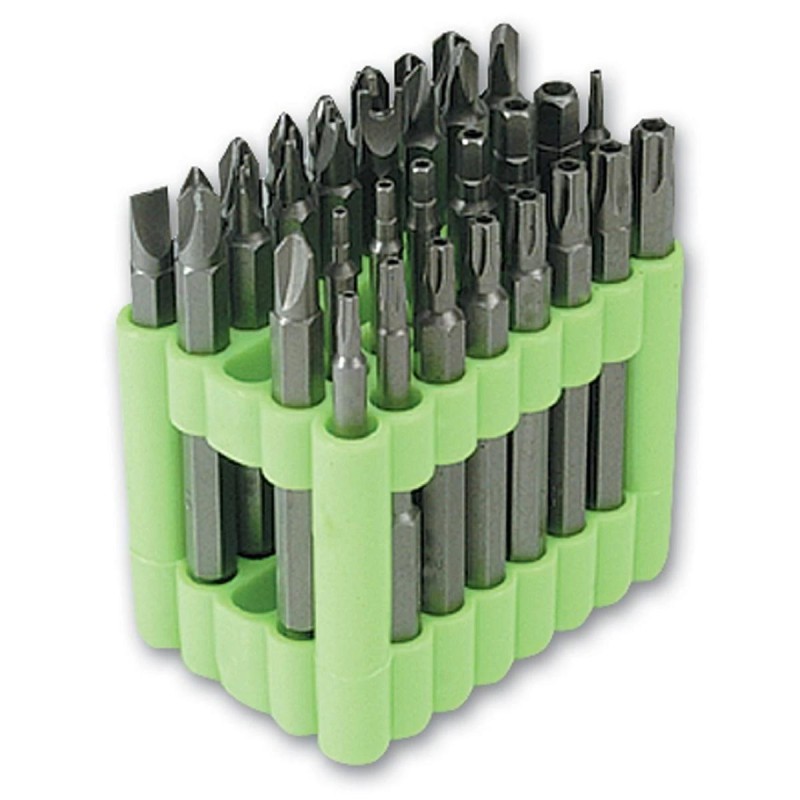 Bit készlet 32 db-os 75 mm hosszú spec.bitek műanyag tárolóban -Laser Bit készlet 32 db-os 75 mm hosszú spec.bitek műanyag tárolóban -Laser