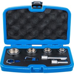 Menetfúró és metsző befogó készlet 7 darabos - BGS