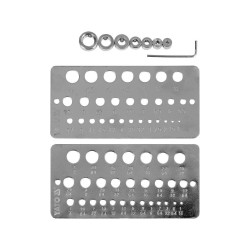 Furatmérő és mélységhatároló készlet 1.0 - 13.0 mm, 1/16'' - 1/2'' - Yato Furatmérő és mélységhatároló készlet 1.0 - 13.0 mm, 1/16'' - 1/2'' - Yato