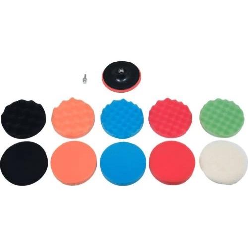 Polírozó korong szivacs készlet 150 x 12/25 mm / M14 - Yato