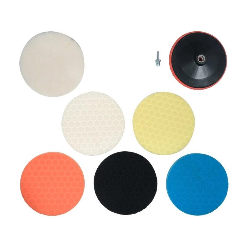 Polírozó korong szivacs készlet 180 x 12/25 mm / M14 - Yato