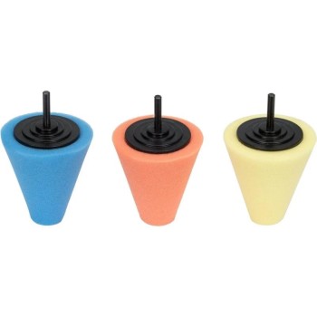 Polírozó korong szivacs készlet felnihez - kúpos 30 - 75 / 80 mm - Yato