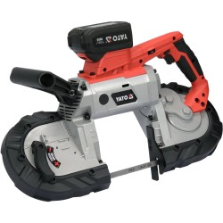 Szalagfűrész 18V akkumulátoros 4,0Ah akku+Töltő 1140x12,7x0,6 mm YATO